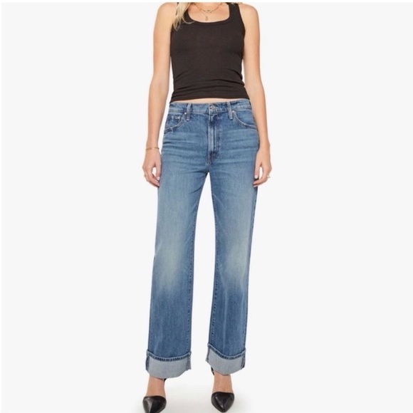 Mother Superior The Dodger Skimp Cuff Jean in Leap of Faith - Picture 3 of 13